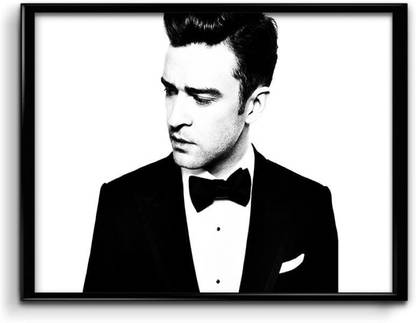 Justin Timberlake Suit and Tie Canvas Art