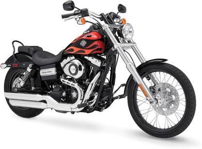 ESP Creation Harley Davidson Wide Glide Paper Poster (12x18 Inch) Paper Print