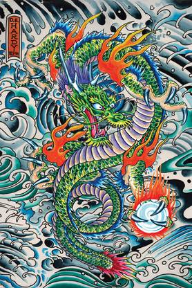 Ed Hardy Paper Print