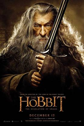 Posterhouzz The Hobbit - Desolaution of Smaug (Gandalf) - Poster Fine Art Print