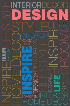 Athah Poster Designer Typography Paper Print