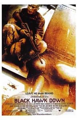 Black Hawk Down Paper Print