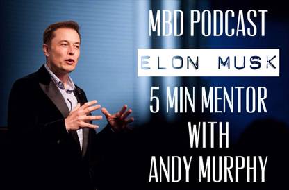 Elon Musk 5 Min Mentor with Andy Murphy Poster Paper Print