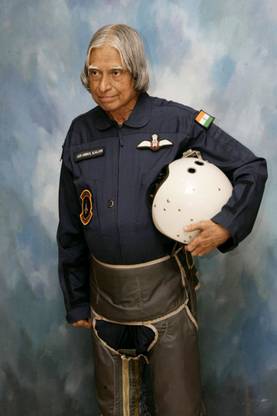 Poster - Abdul Kalam Rocket Man Poster Paper Print