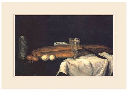 Still Life with Bread and Eggs Fine Art Print