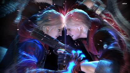 Devil May Cry 4 Athah Fine Quality Poster Paper Print