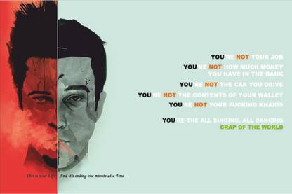 This Is Your Life And Its Ending One Minute At A Time Paper Print Quotes Motivation Posters In India Buy Art Film Design Movie Music Nature And Educational Paintings Wallpapers At Flipkart Com