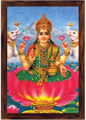 Gajalakshmi Canvas Art