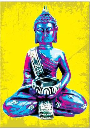 Buddha Pop Art | Artist: Jyoti Prakash Photographic Paper