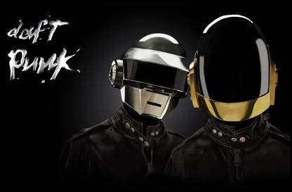 Daft Punk Poster Paper Print
