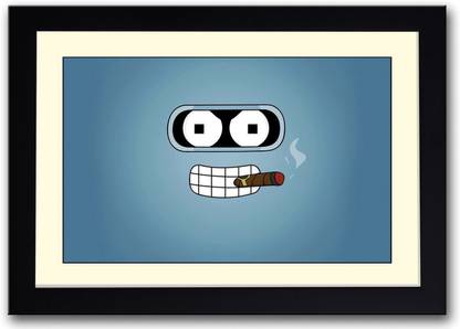 Futurama Bender Fine Art Print