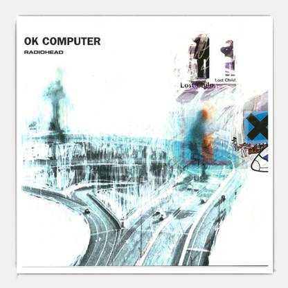 Radiohead Ok Computer album cover jumbo size poster Paper Print