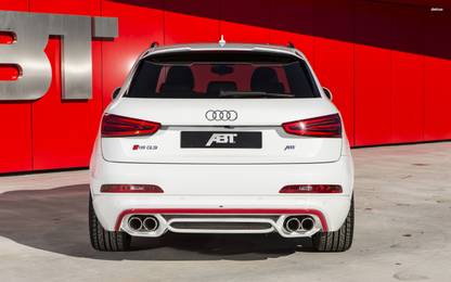 Athah White 2014 ABT Audi RS Q3 back view Poster Paper Print