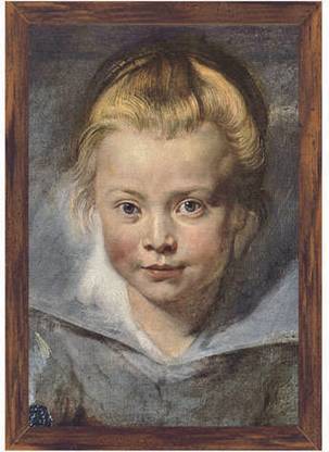Portrait of Clara Serena Rubens (Code Re3956) Canvas Art