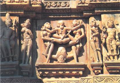 Khajuraho Sculptures Fine Art Print