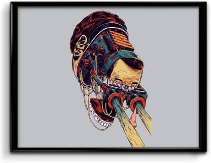 Look Deep Psychedelic LSD Art Canvas Art