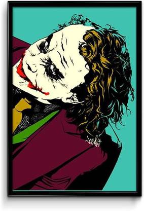 Joker Pop Art from The Batman Paper Print