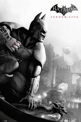 Batman Arkham City Cover Paper Print