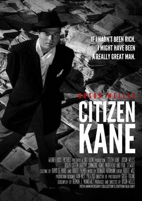 Citizen Kane - Quote - 1941 Paper Print