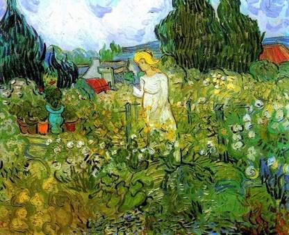 Marguerite Gachet in the Garden Canvas Art