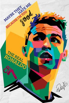 Ronaldo Paper Print