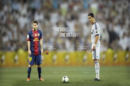 EurekaDesigns Poster two sides one victory Paper Print