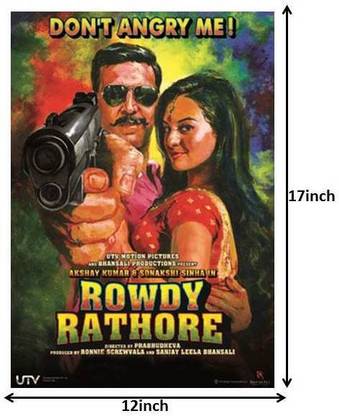 Rowdy Rathore Paper Print