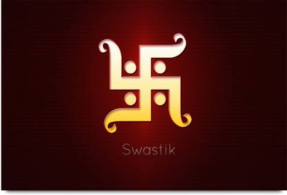 Swasthik Pattern Paper Print