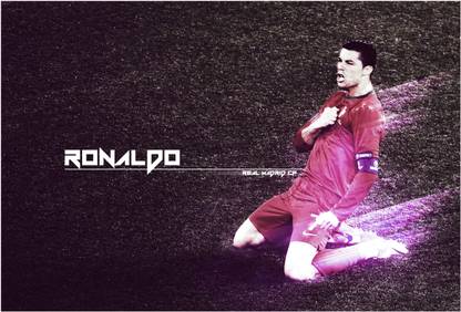 Ronaldo Wallpaper Paper Print