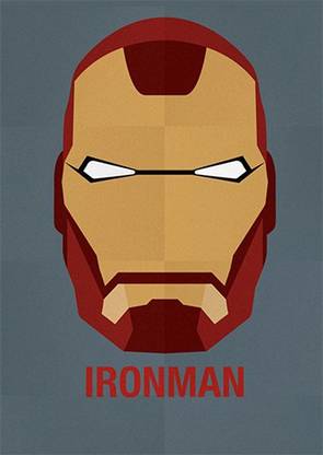 Ironman Minimalist Poster Paper Print