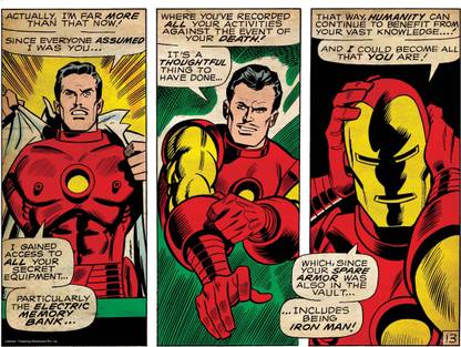 Marvel Comics -Iron man poster (Officially Licensed) Paper Print