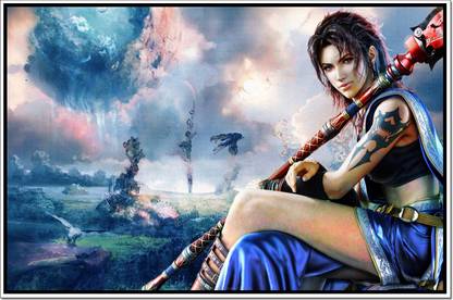 Final Fantasy Game Poster Paper Print