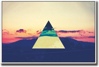 Posterhouzz Pink Floyd prism Fine Art Print