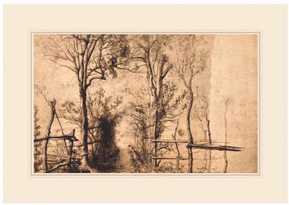 Heckenpfad Fine Art Print