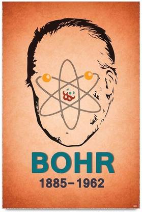 Bluegape Niels Bohr Atom Photographic Paper