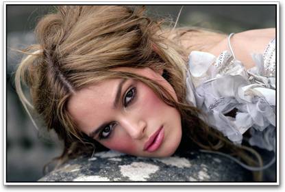 Keira Knightley Paper Print