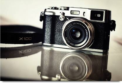 Old Vintage Camera Paper Print