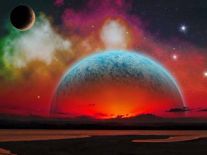 Galaxy Painting Canvas Art