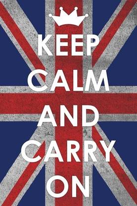 Keep Calm - British Paper Print