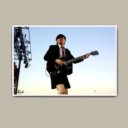 Ac Dc Angus Young Wall Hang Fine Art Print