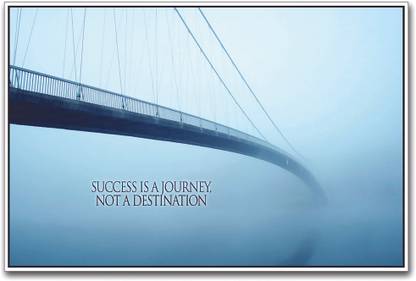 Success is a Journey not a Destination Paper Print