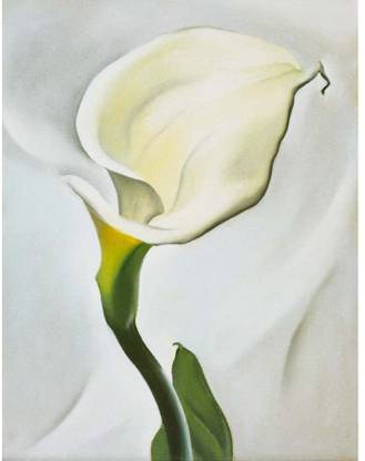 Modern Masters Collection - Calla Lily Turned Away By Georgia O'Keeffe - Ready To Frame Rolled Digital Art Print On Photographic Paper