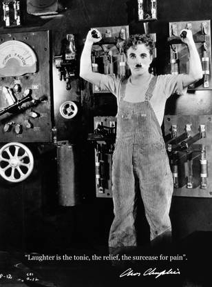 Charlie Chaplin Per0312838F Fine Art Print