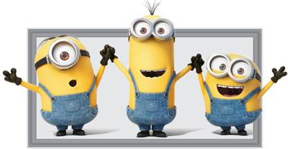 Impression Wall Minions Poster (without Frame) Paper Print