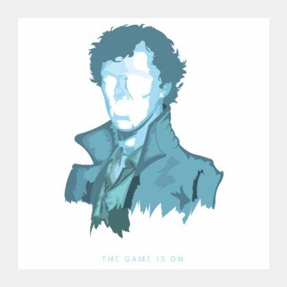 SHERLOCK | The game is on Square Art | Artist: Arimit Bhattacharya Photographic Paper