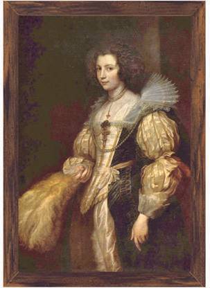 Portrait of Marie-Louise De Tassis (Code Vd4058) Canvas Art