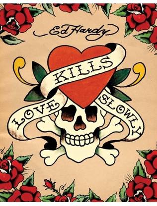 Ed Hardy Paper Print