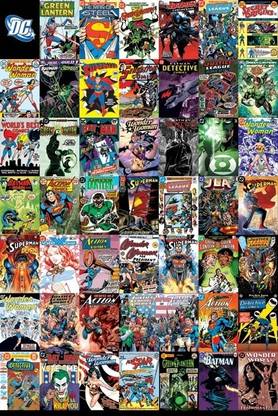 DC Comics - Montage Paper Print