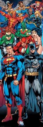 DC Comics Paper Print