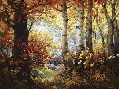 Walk along Walden Fine Art Print